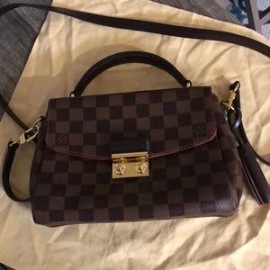 Louis Vuitton croisette Damier Ebene crossbody bag